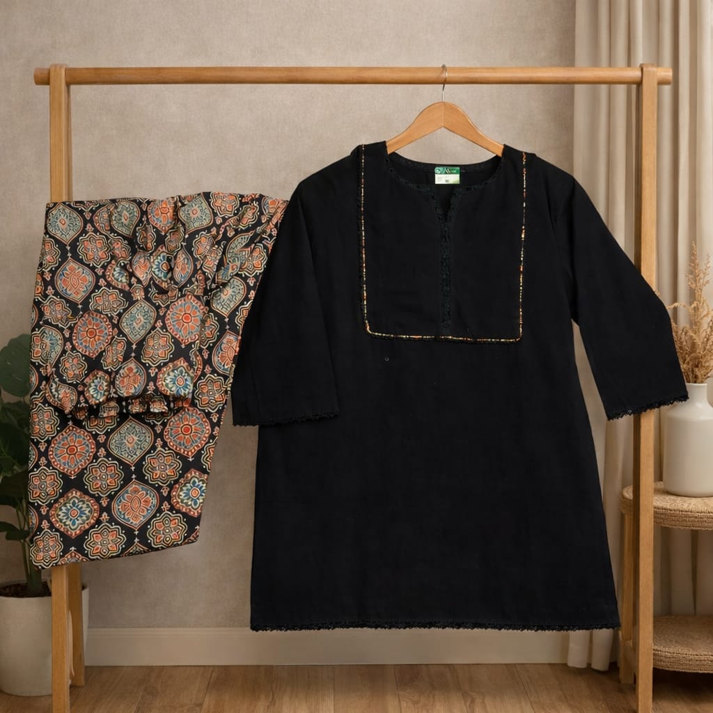 Noir Grace Farshi Shalwar Set with Chiffon Dupatta
