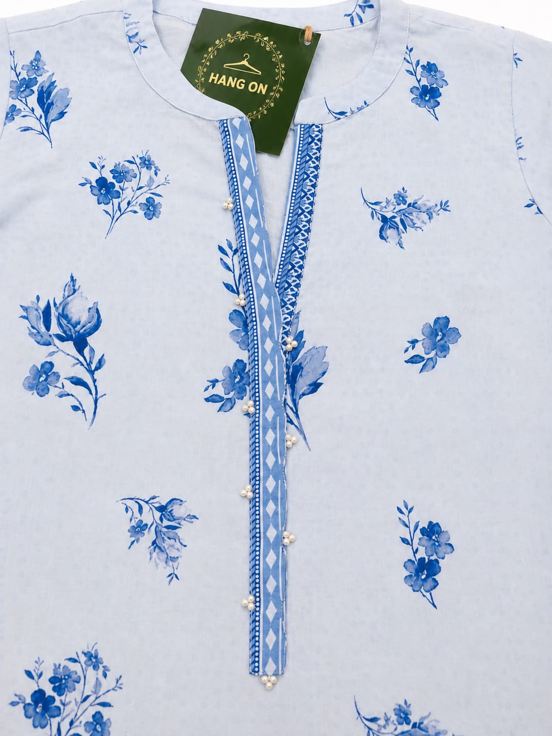 Bluebell Grace Floral Printed Lawn Suit with Chiffon Dupatta
