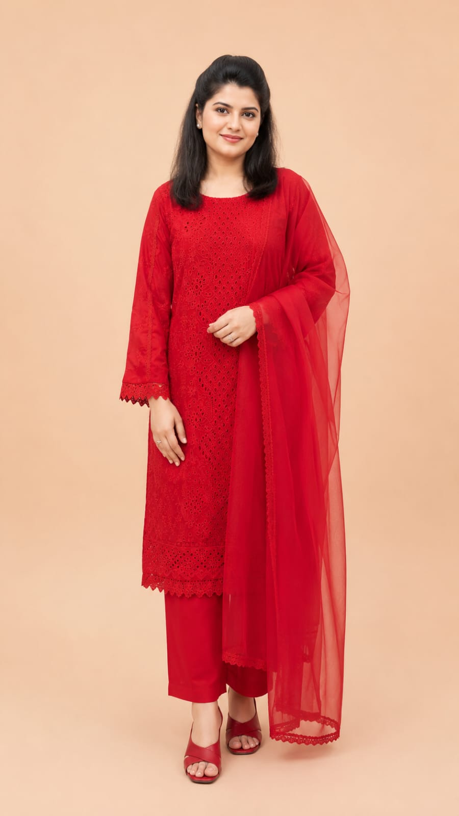 Ruby Grace Chikankari Suit
