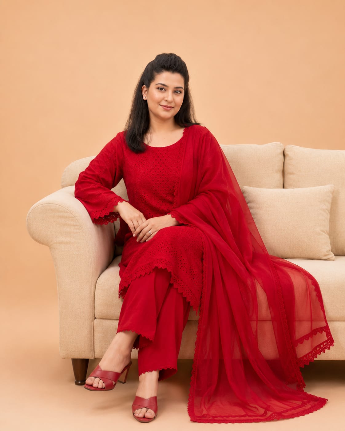 Ruby Grace Chikankari Suit