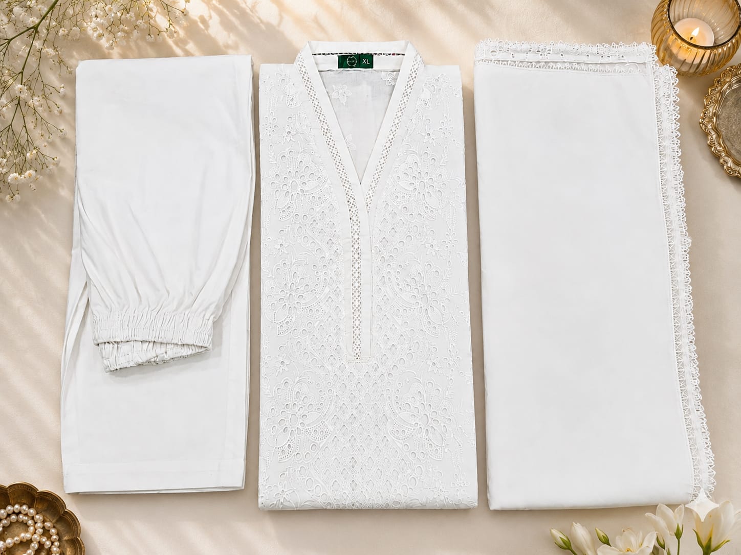 Moonveil Chikankari Ensemble