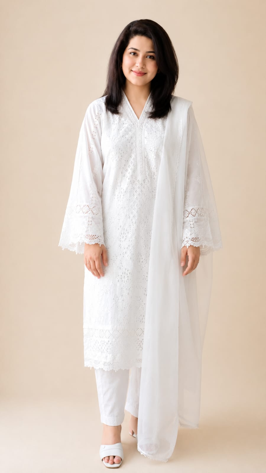 Moonveil Chikankari Ensemble
