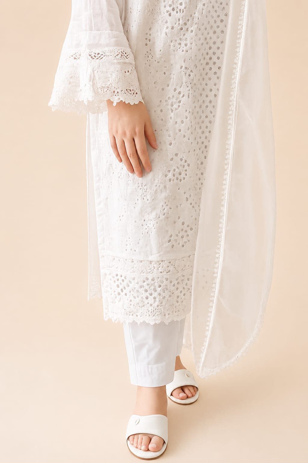 Moonveil Chikankari Ensemble