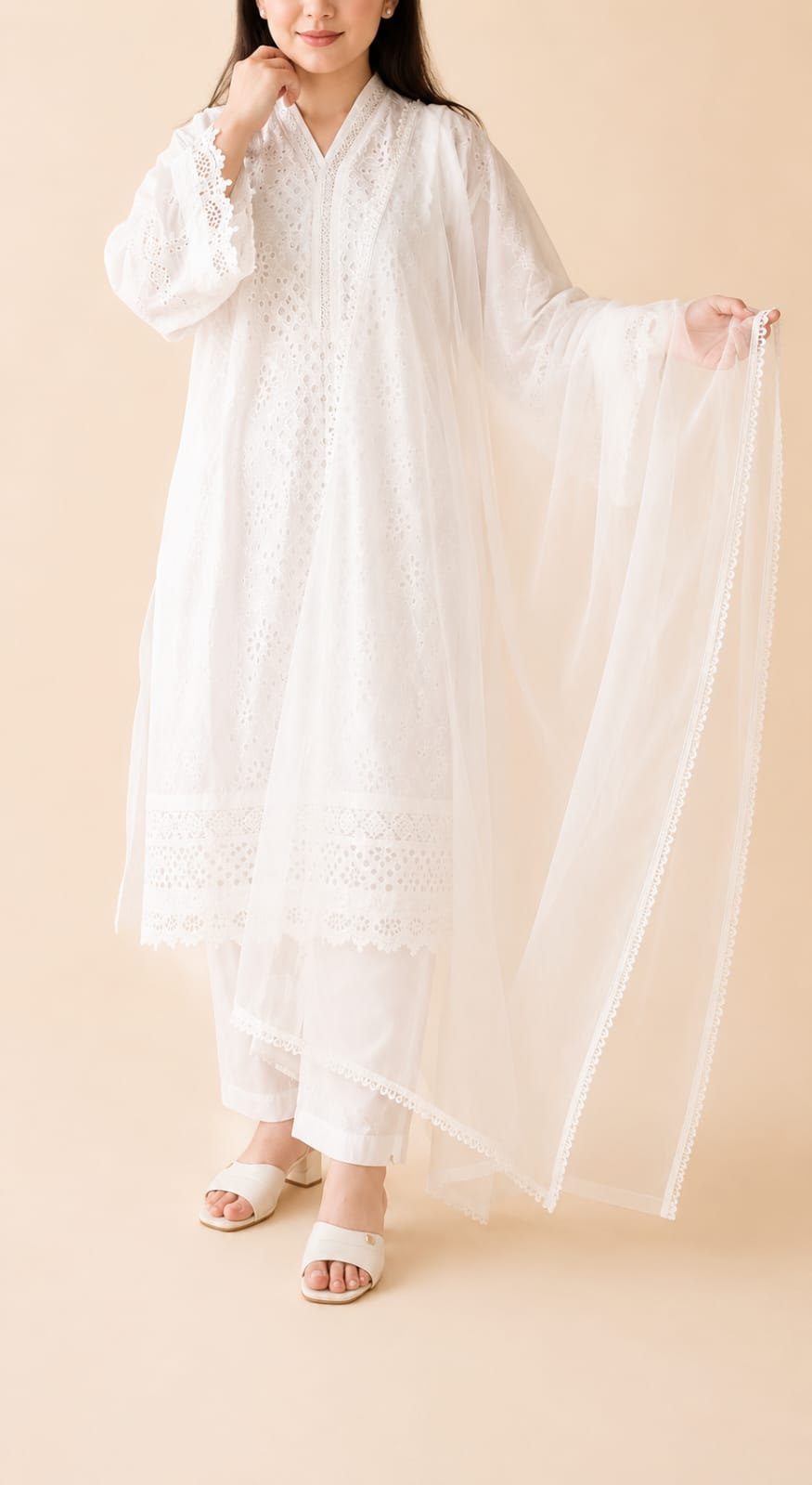 Moonveil Chikankari Ensemble