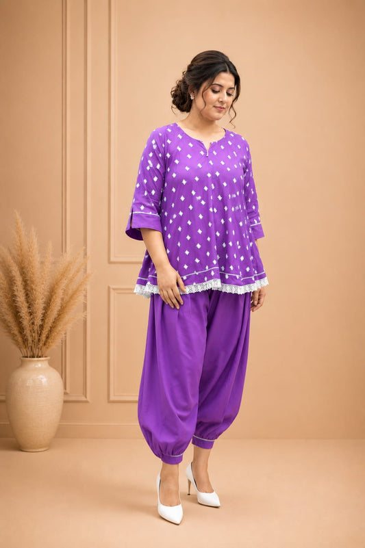 Amethyst Bloom Co-Ord Set