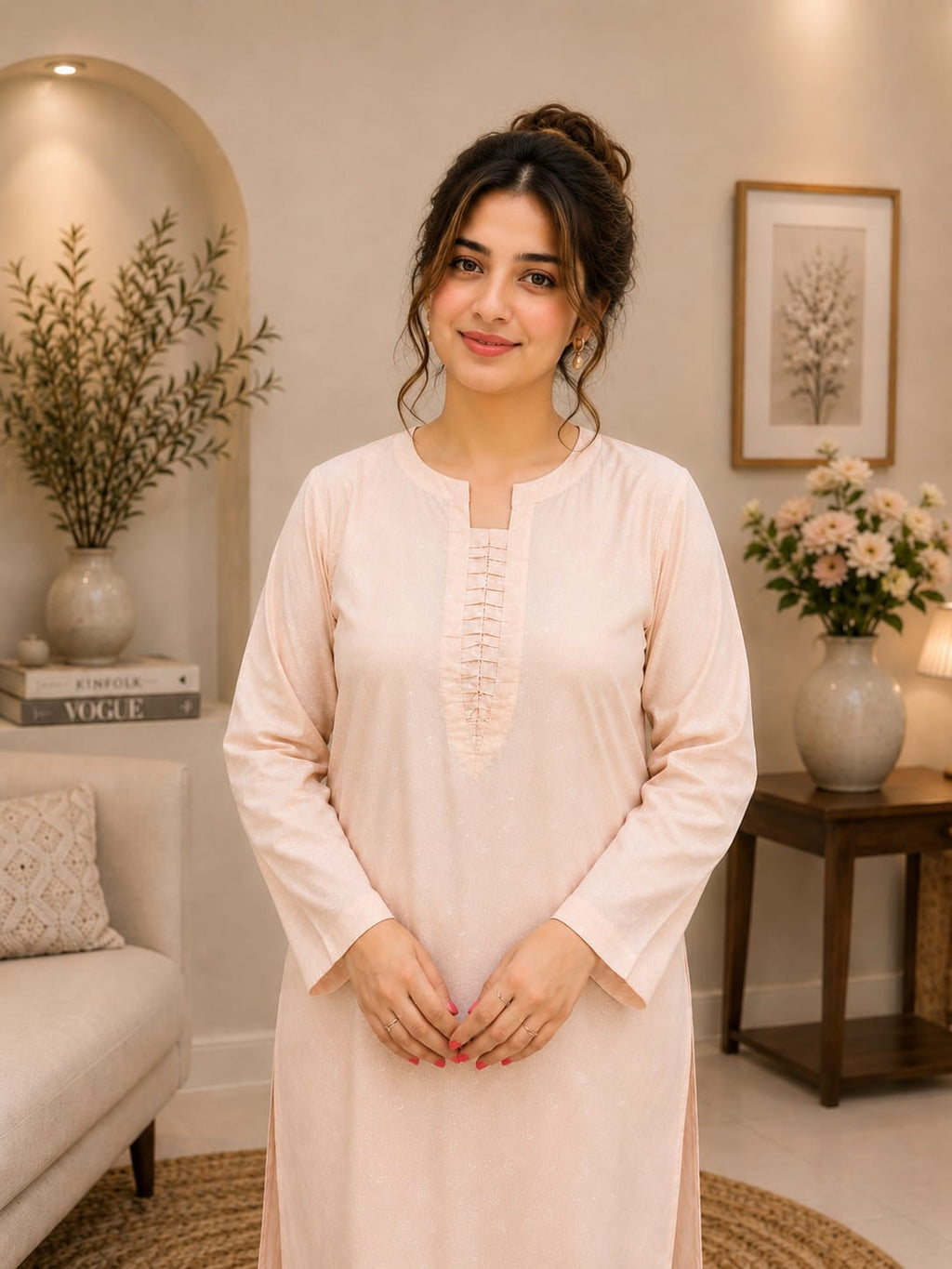 Pearl Blush Lawn Suit