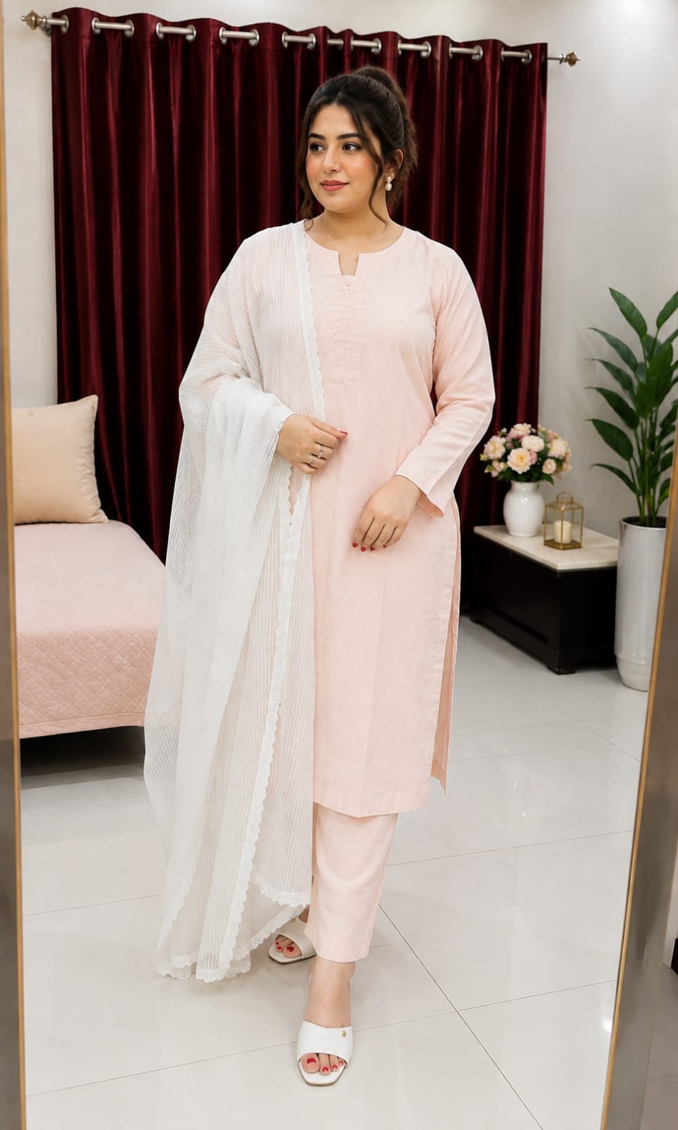 Pearl Blush Lawn Suit