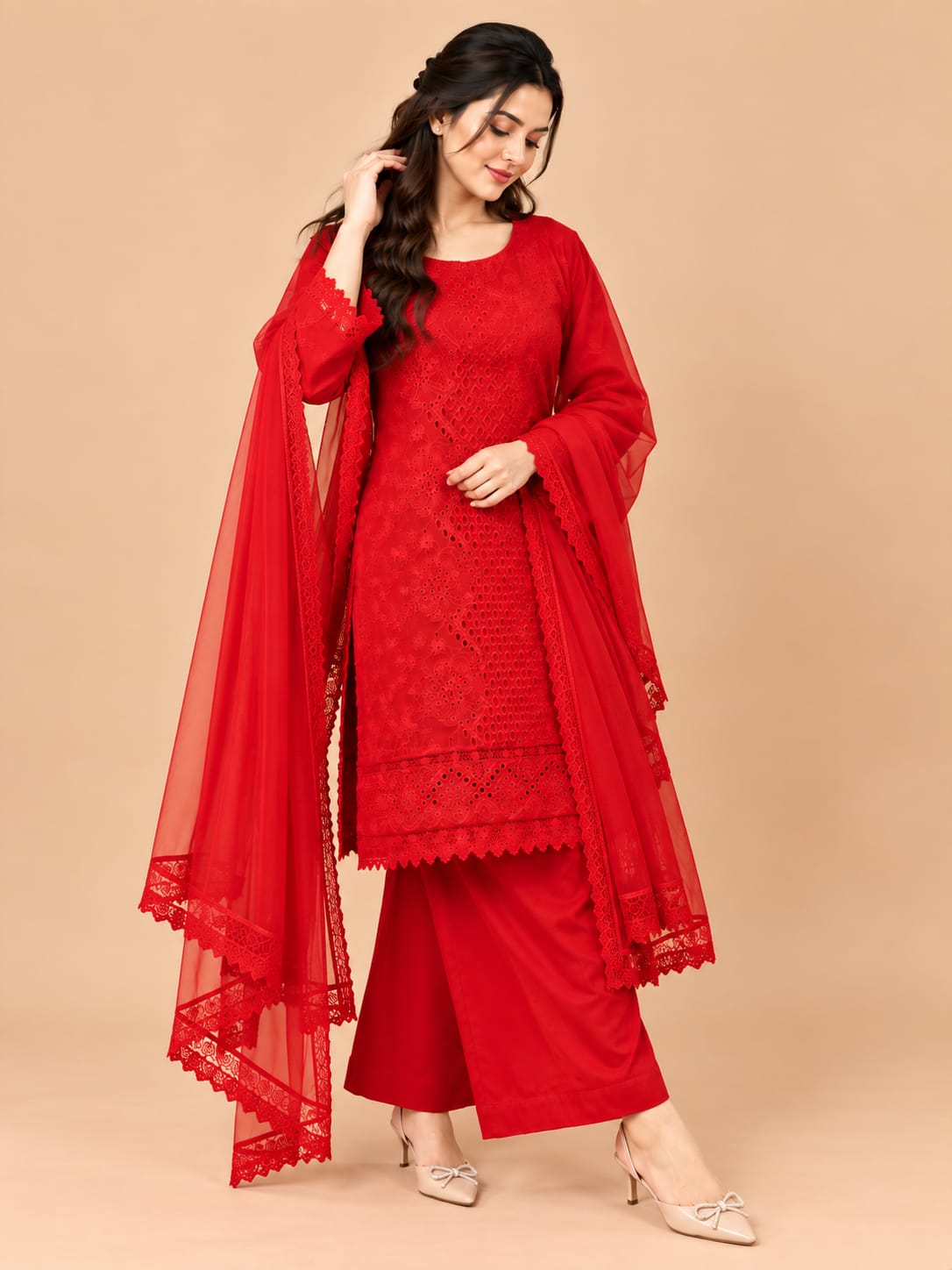 Ruby Grace Chikankari Suit