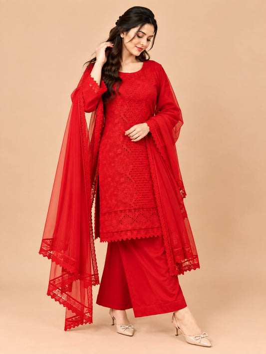 Ruby Grace Chikankari Suit