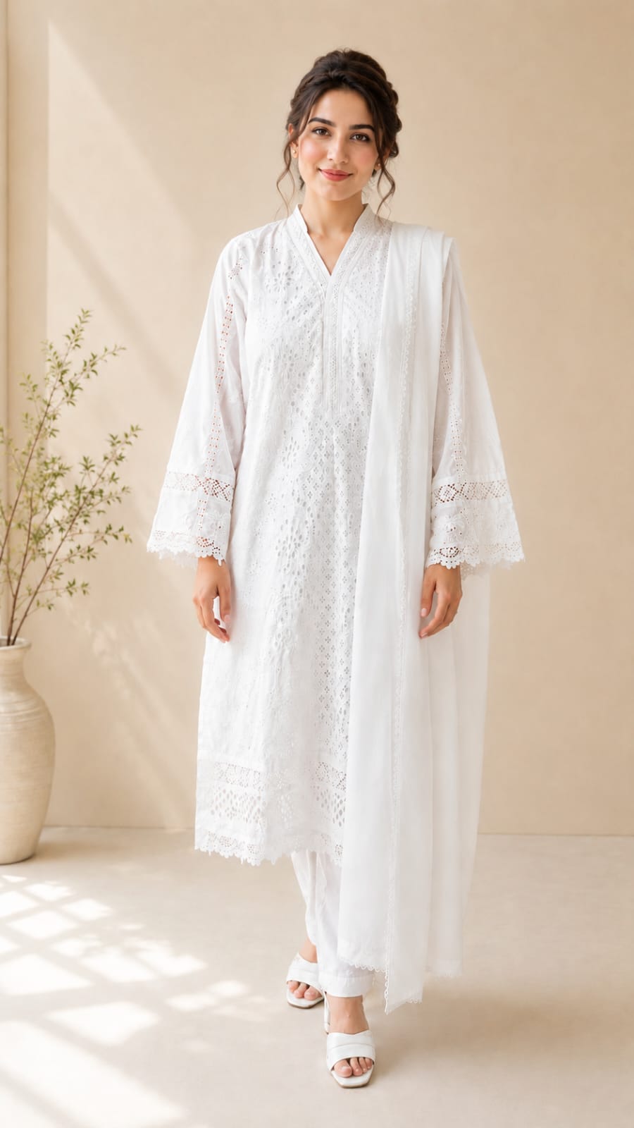 Moonveil Chikankari Ensemble