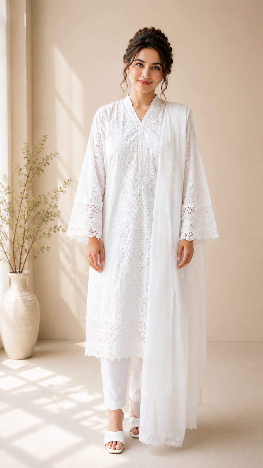 Moonveil Chikankari Ensemble
