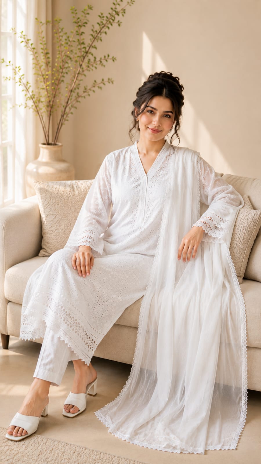 Moonveil Chikankari Ensemble
