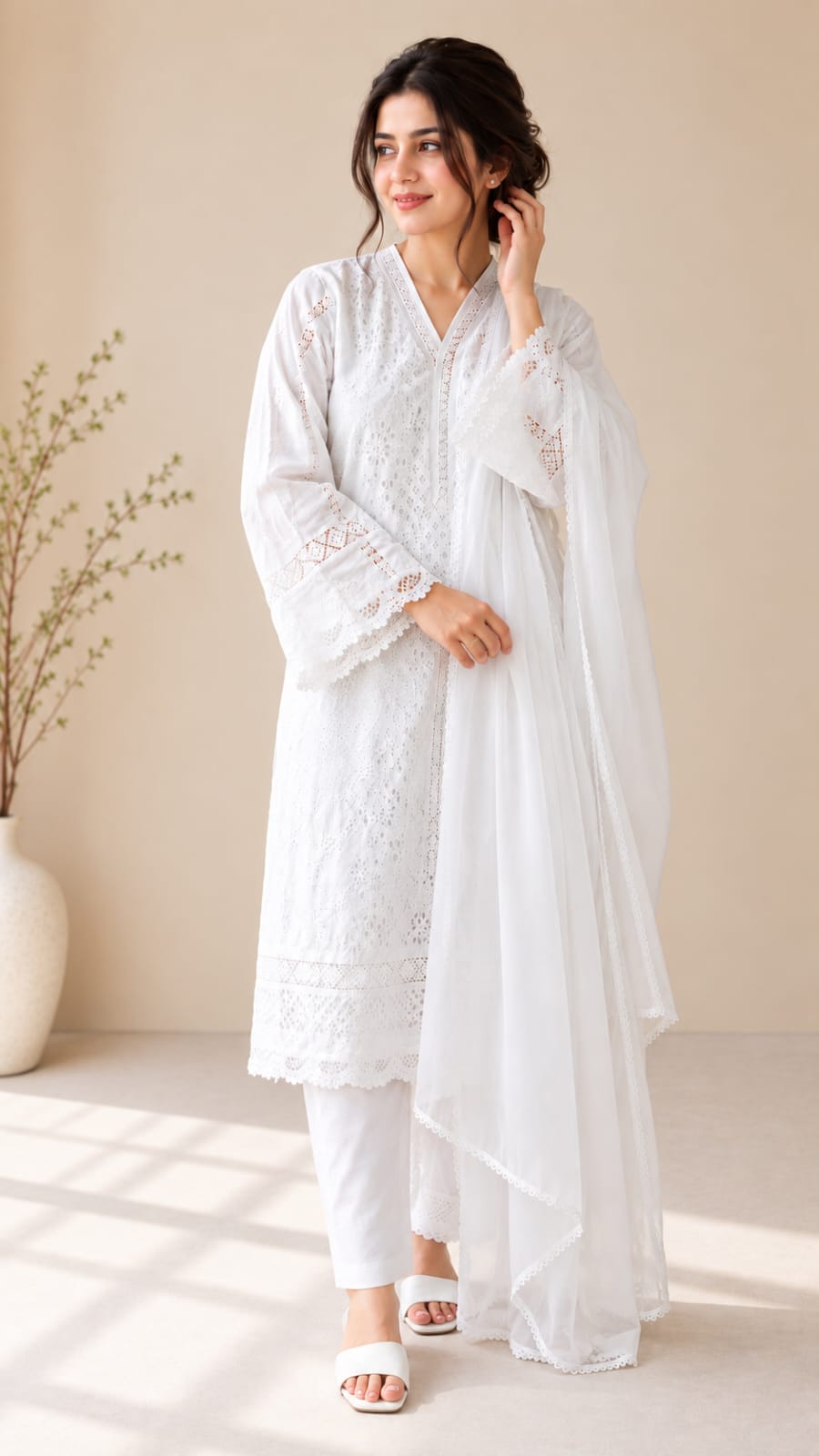 Moonveil Chikankari Ensemble