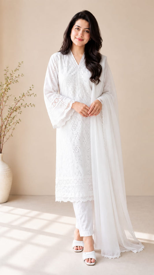Moonveil Chikankari Ensemble