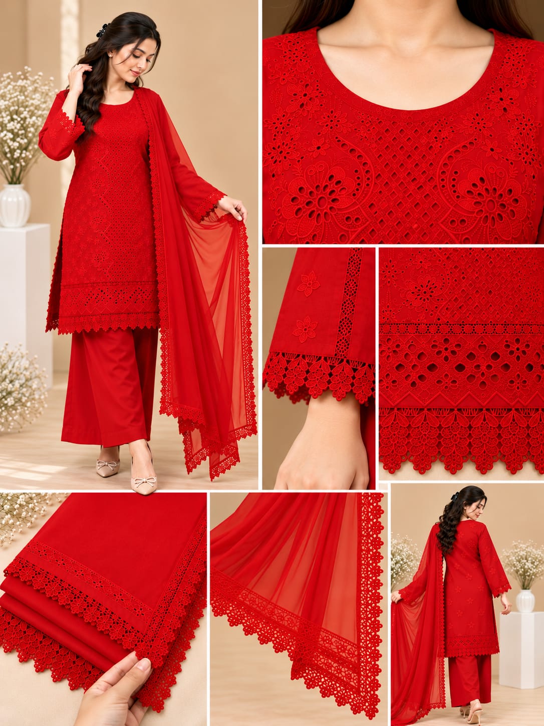 Ruby Grace Chikankari Suit